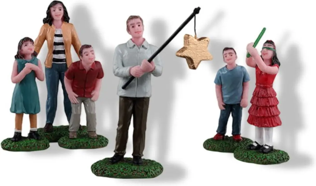 Lemax Christmas Piñata Set - 6 Stuks Mix