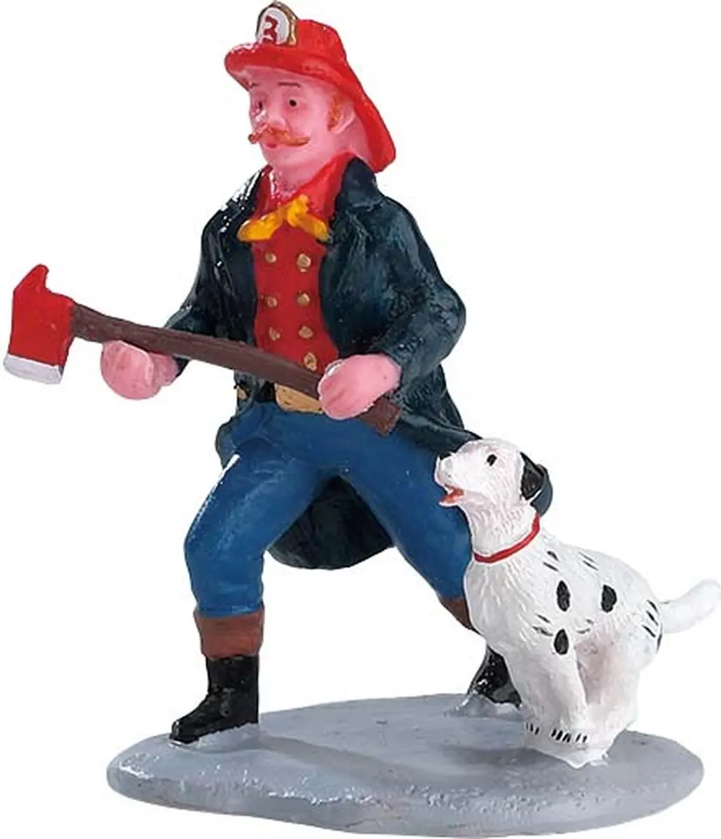 Lemax Fireman Kersthuisje
