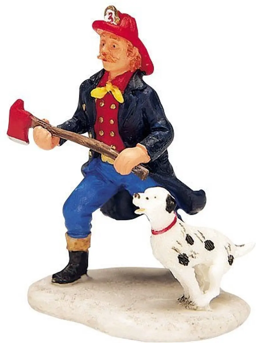 Lemax Fireman Kersthuisje