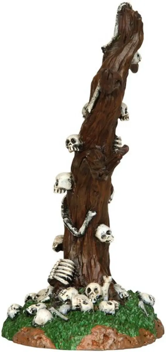 Lemax Spooky Town Skeleton Tree - Bruin/Wit