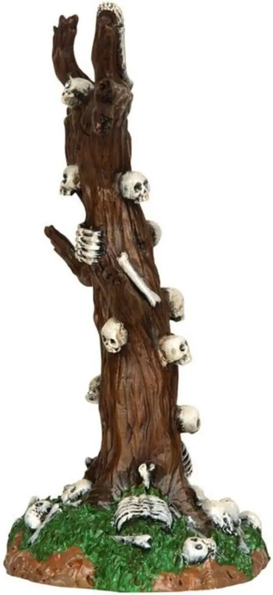 Lemax Spooky Town Skeleton Tree - Bruin/Wit