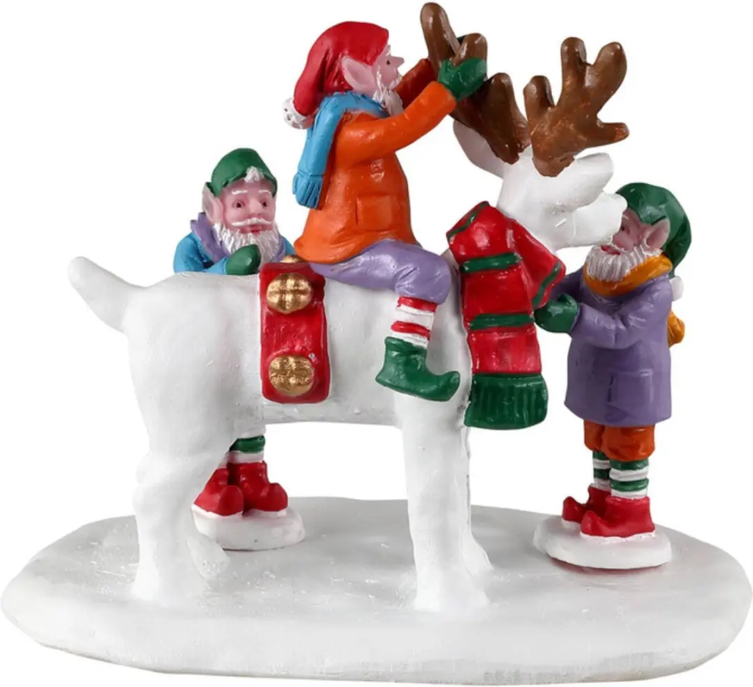 Lemax Reindeer Snowman - 1 Stuks - Mehrfarbig