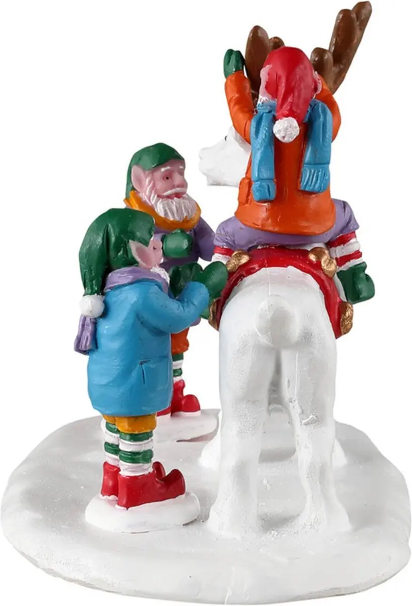 Lemax Reindeer Snowman - 1 Stuks - Mehrfarbig