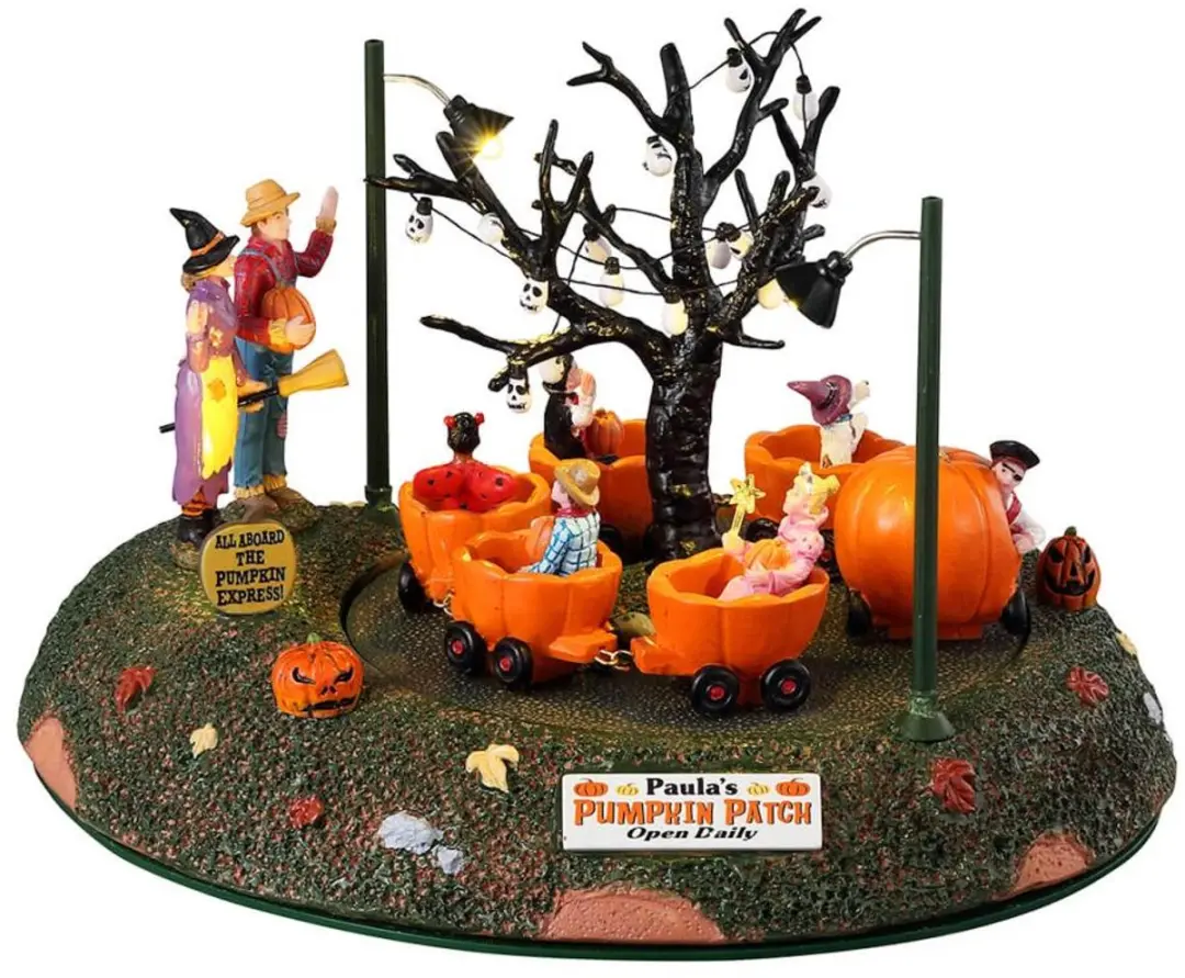 Lemax Spooky Town Pumpkin Patch Train