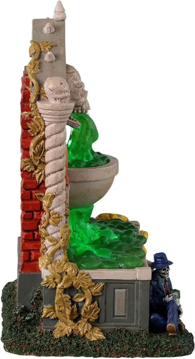 Lemax Spooky Town Grime & Slime Spring - Met Licht