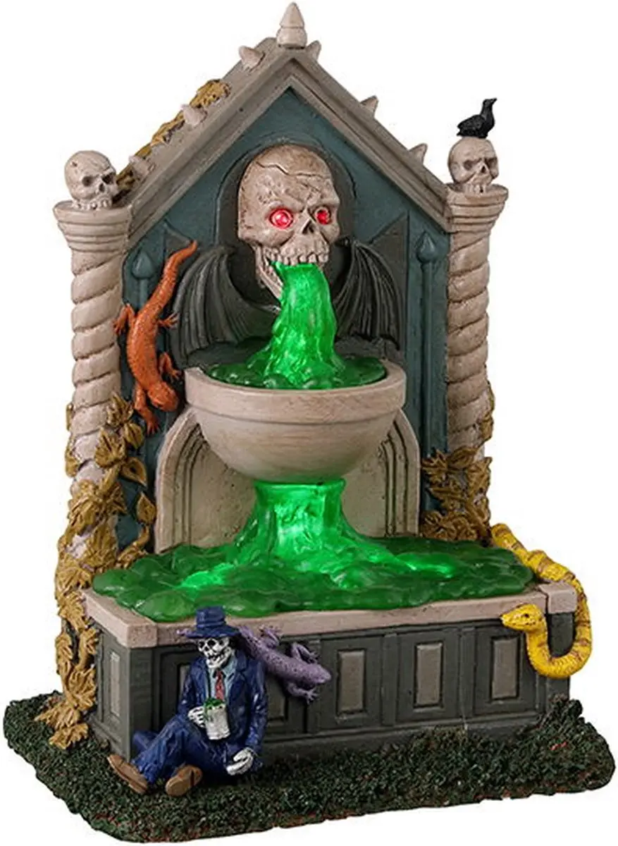 Lemax Spooky Town Grime & Slime Spring - Met Licht - afbeelding 6 van 6