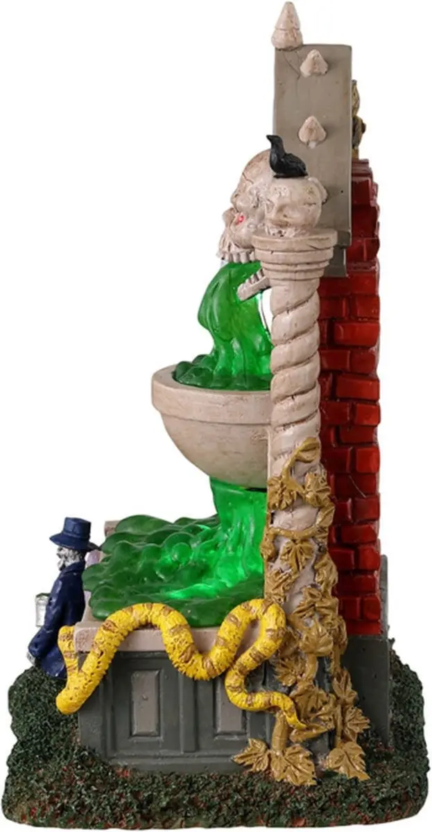 Lemax Spooky Town Grime & Slime Spring - Met Licht