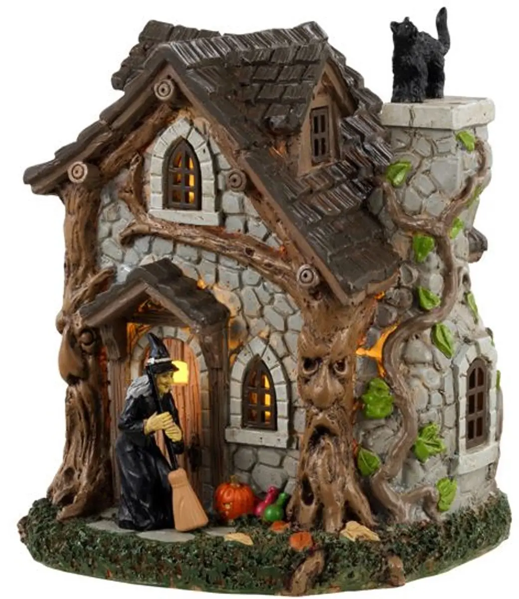 Lemax Spooky Town Wanda's Cottage Verlicht Gebouw