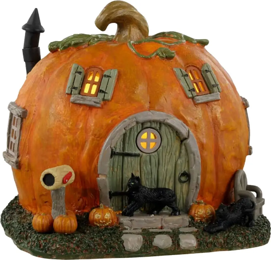 Lemax Spooky Town Pumpkin Cottage Verlicht Gebouw