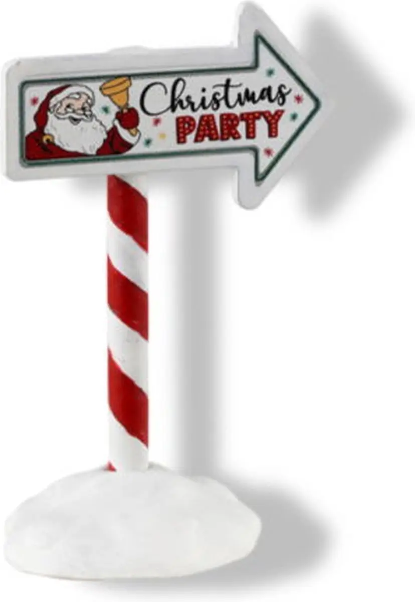 Lemax Christmas Party Sign - Mix