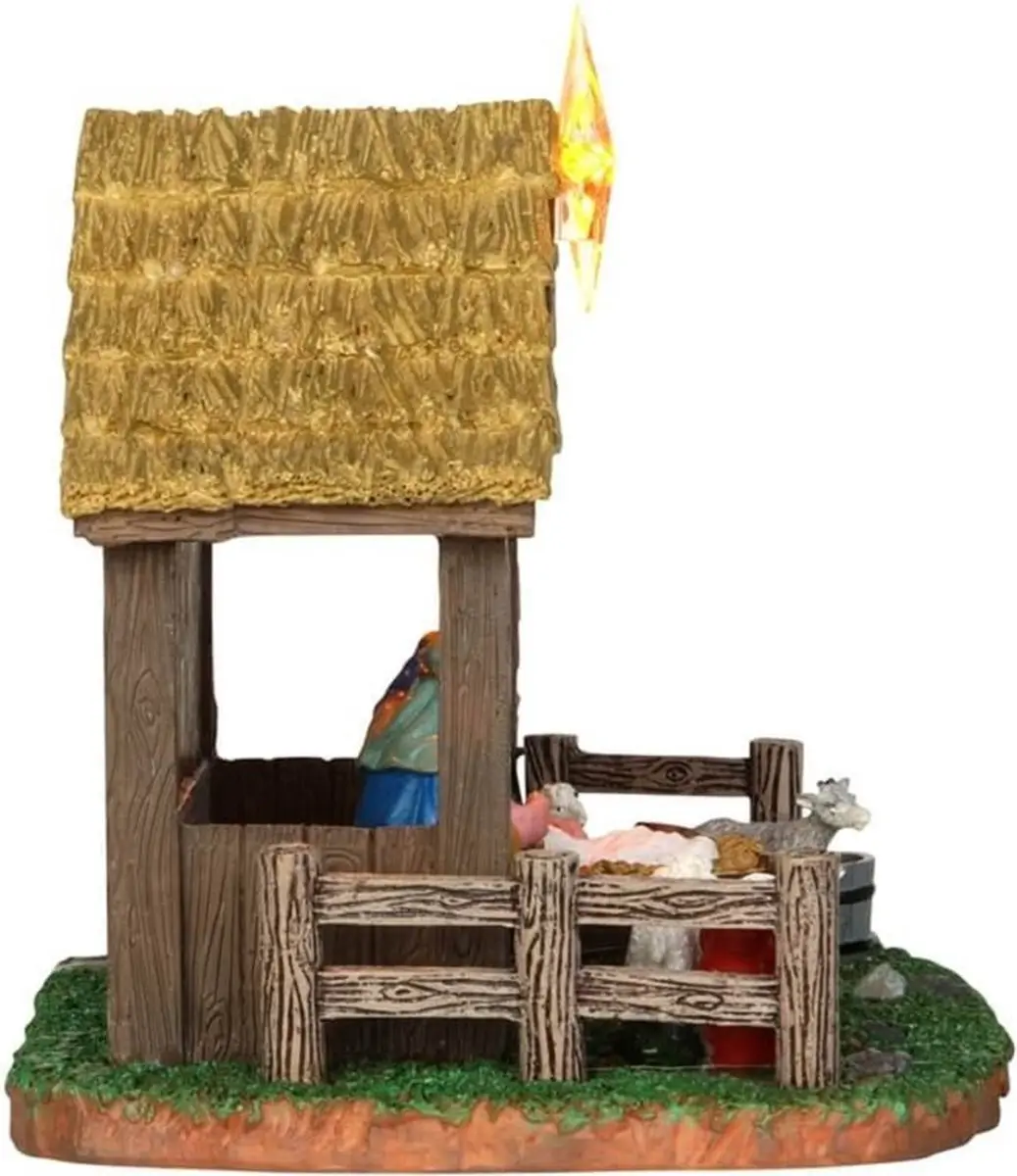 Lemax Nativity Scene Verlicht Tafelstuk - Neutraal