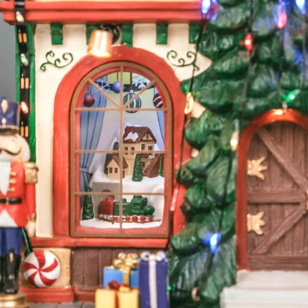 Lemax Cranberry Hill Christmas Boutique Verlicht Gebouw - Meerkleurig