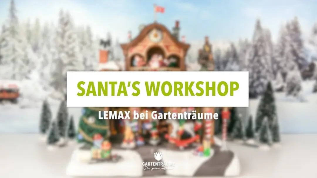 Lemax Kerstdorp Santa's Workshop - met verlichting