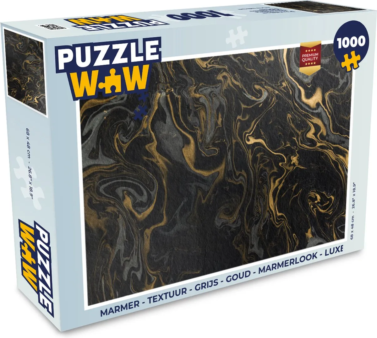 PuzzleWow Marmerlook Legpuzzel 1000 Stuks