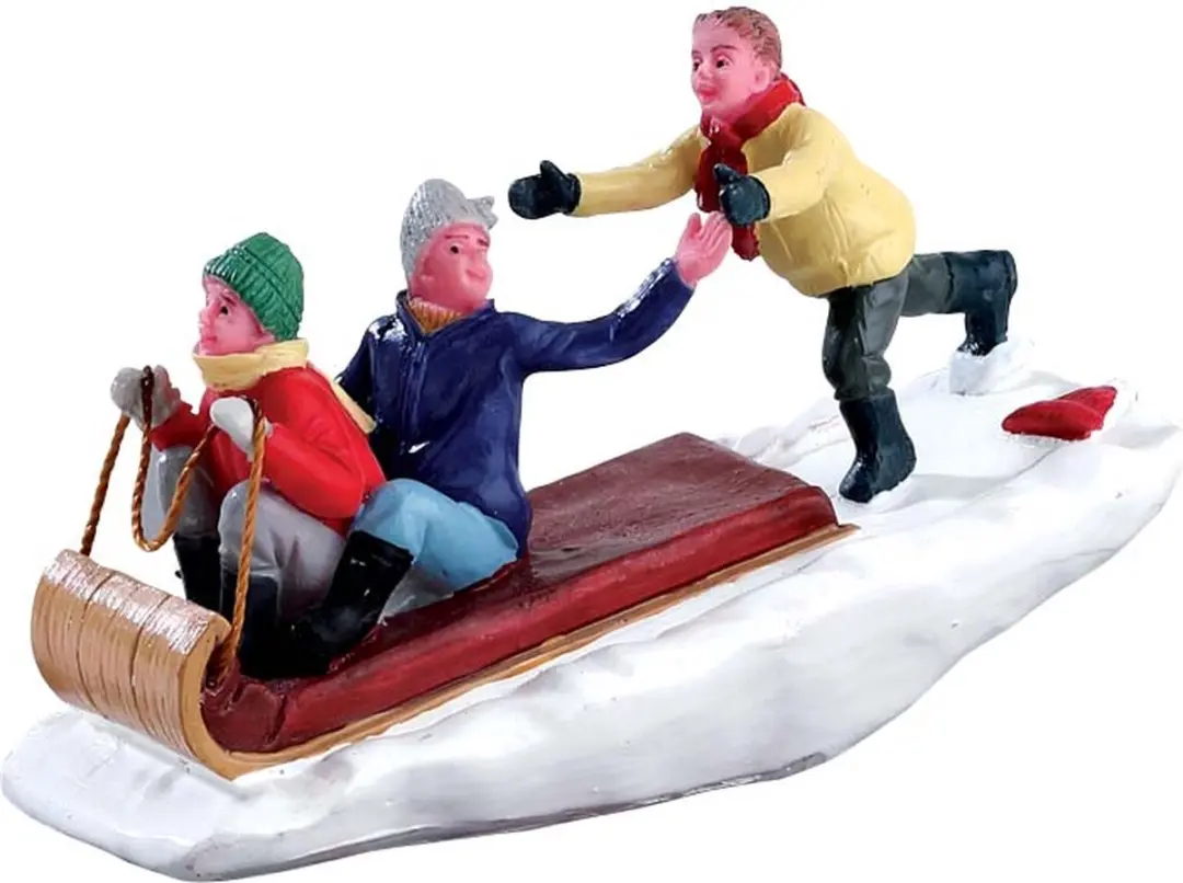 Lemax Toboggan Trouble Kersthuisje