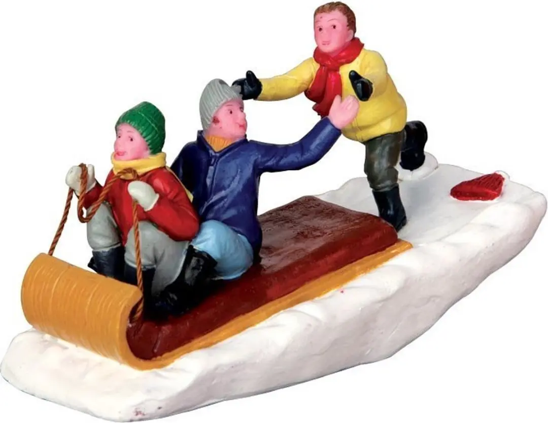 Lemax Toboggan Trouble Kersthuisje - Neutraal