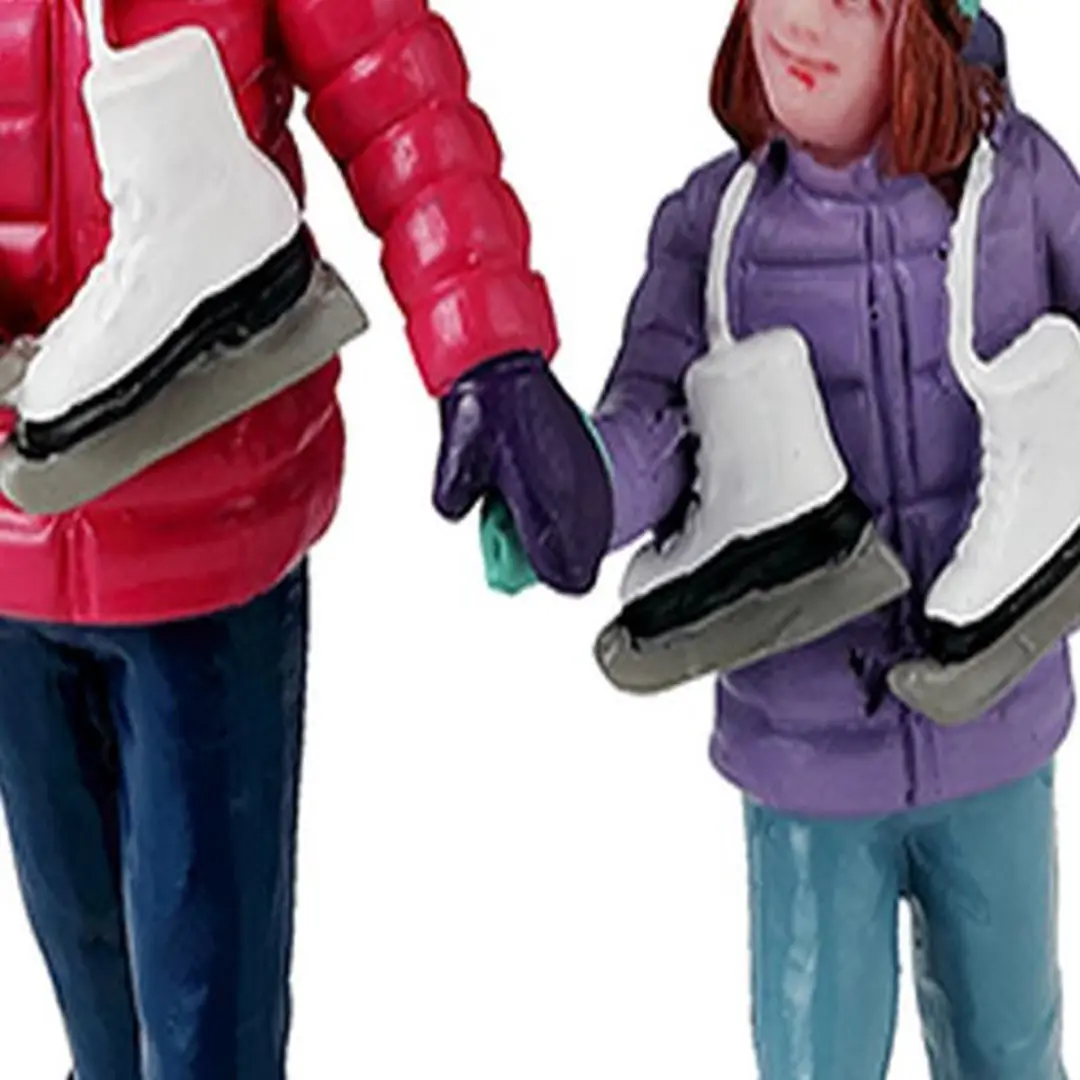 Lemax Skating Sisters Set - 2 Stuks - Multicolor