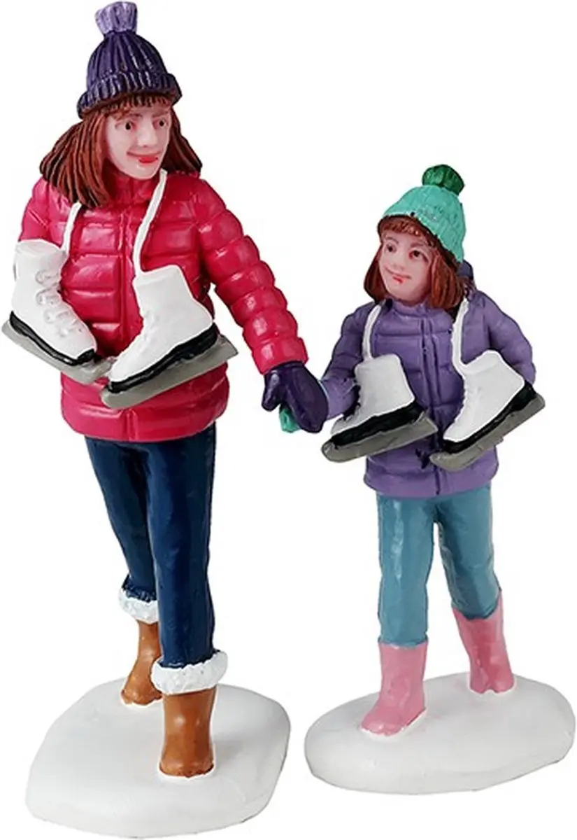 Lemax Skating Sisters Set