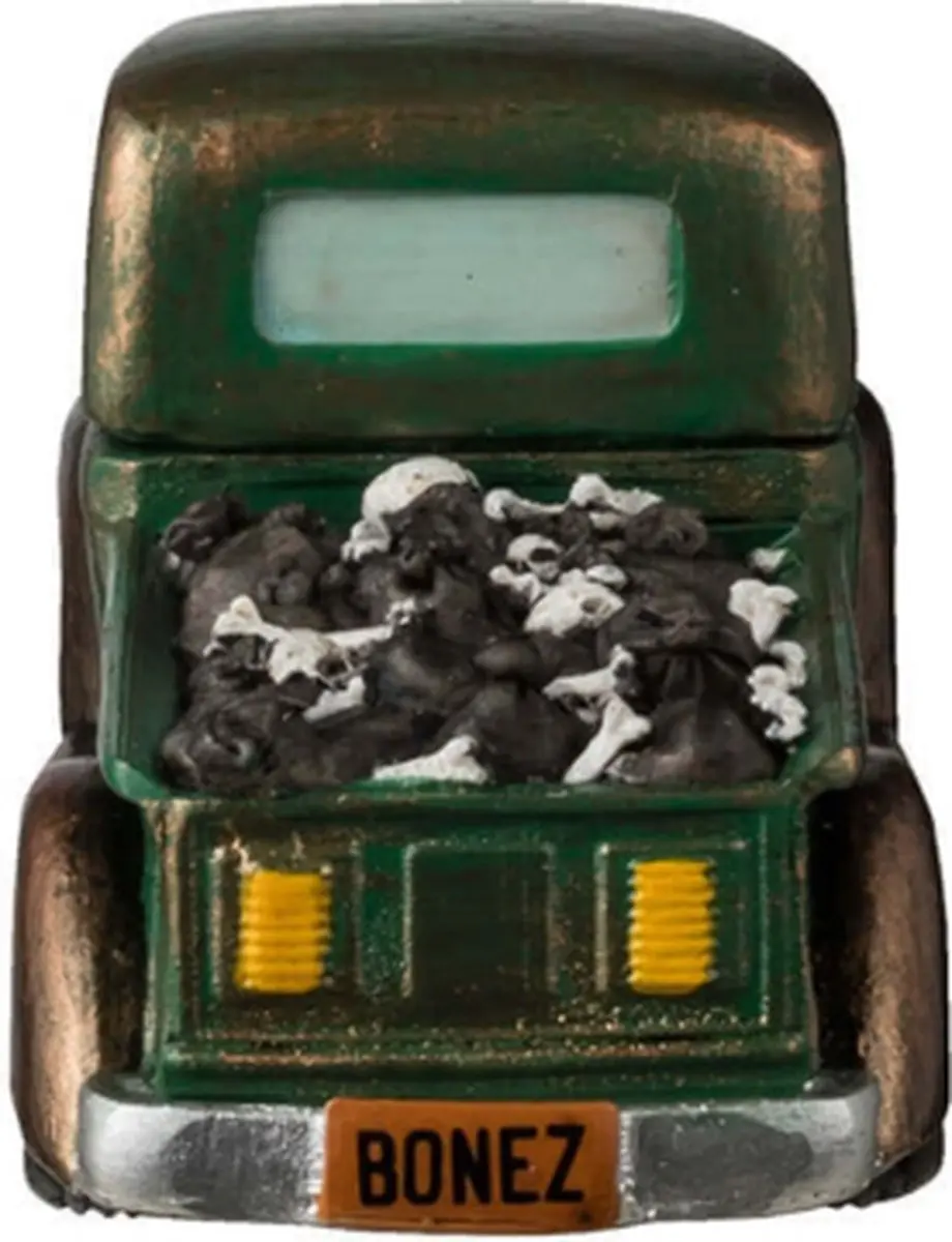 Lemax Spookytown Vuilniswagen