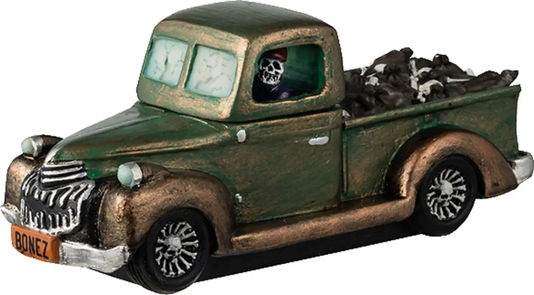 Lemax Spookytown Vuilniswagen