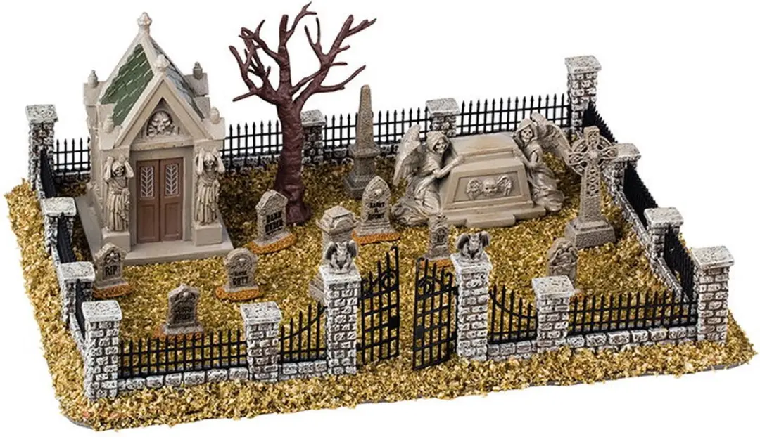 Lemax Spooky Town Haunted Souls Graveyard - Set van 14 - afbeelding 6 van 6