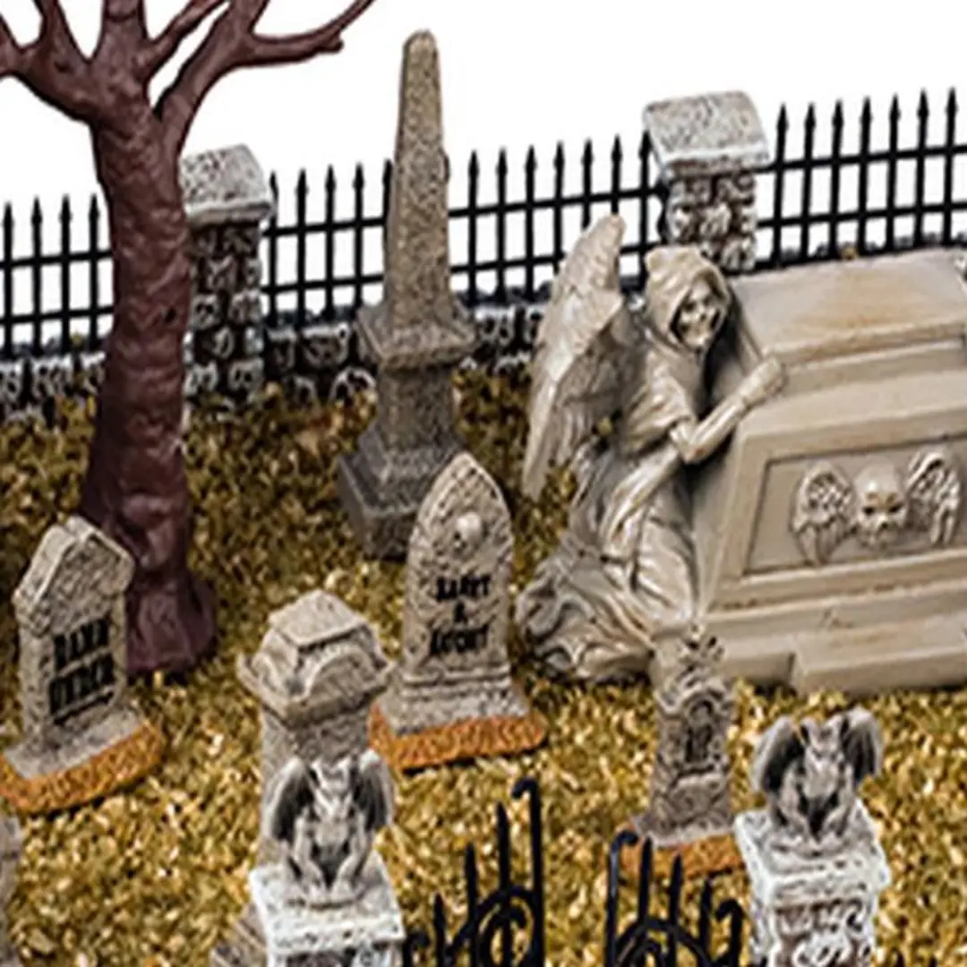 Lemax Spooky Town Haunted Souls Graveyard - Set van 14