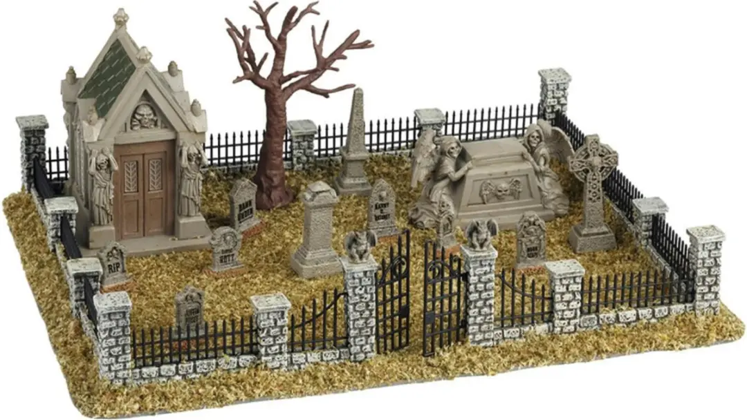 Lemax Spooky Town Haunted Souls Graveyard