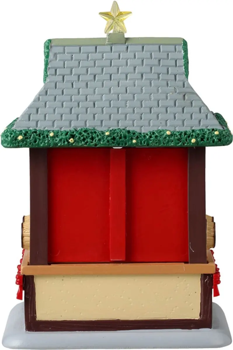 Lemax Gluhwein Booth Tafelstuk - Caddington Village - Meerkleurig