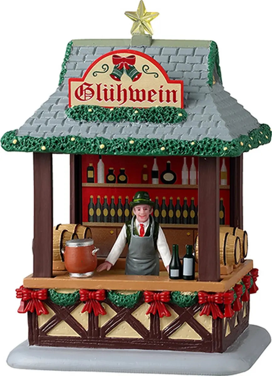 Lemax Gluhwein Booth Tafelstuk
