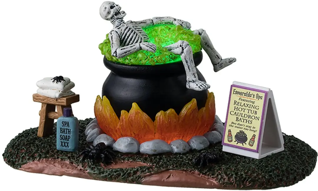 Lemax Spooky Town Nothing like a Hot Bath
