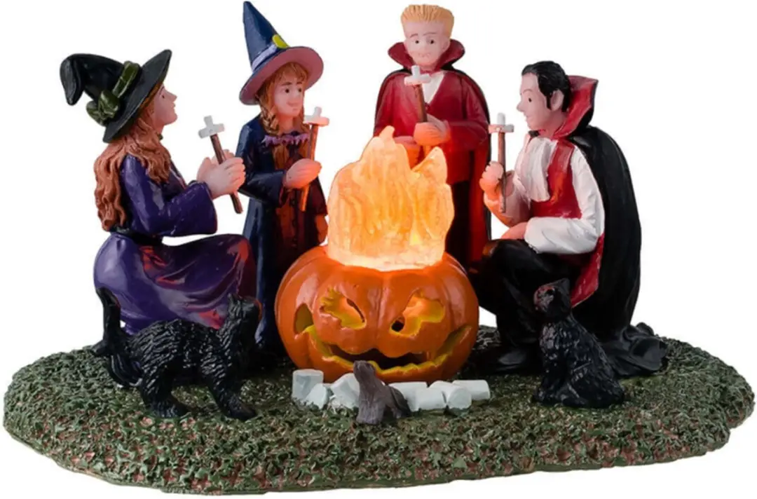 Lemax Spooky Town Monster Marshmallow Roast