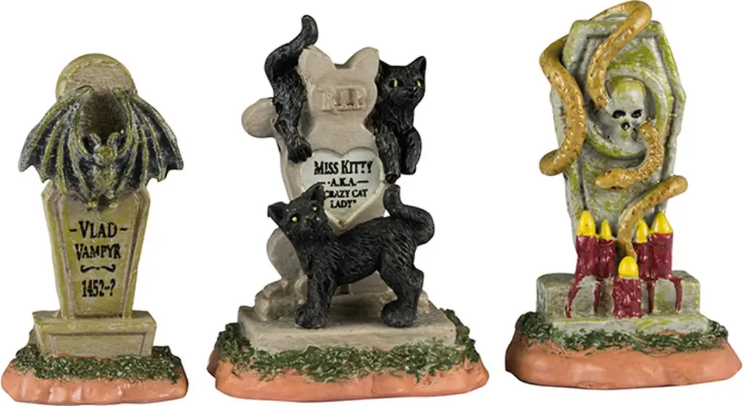 Spooky Town Headstones