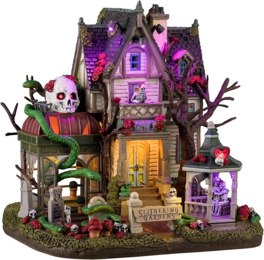 Lemax Spooky Town Slithering Gardens