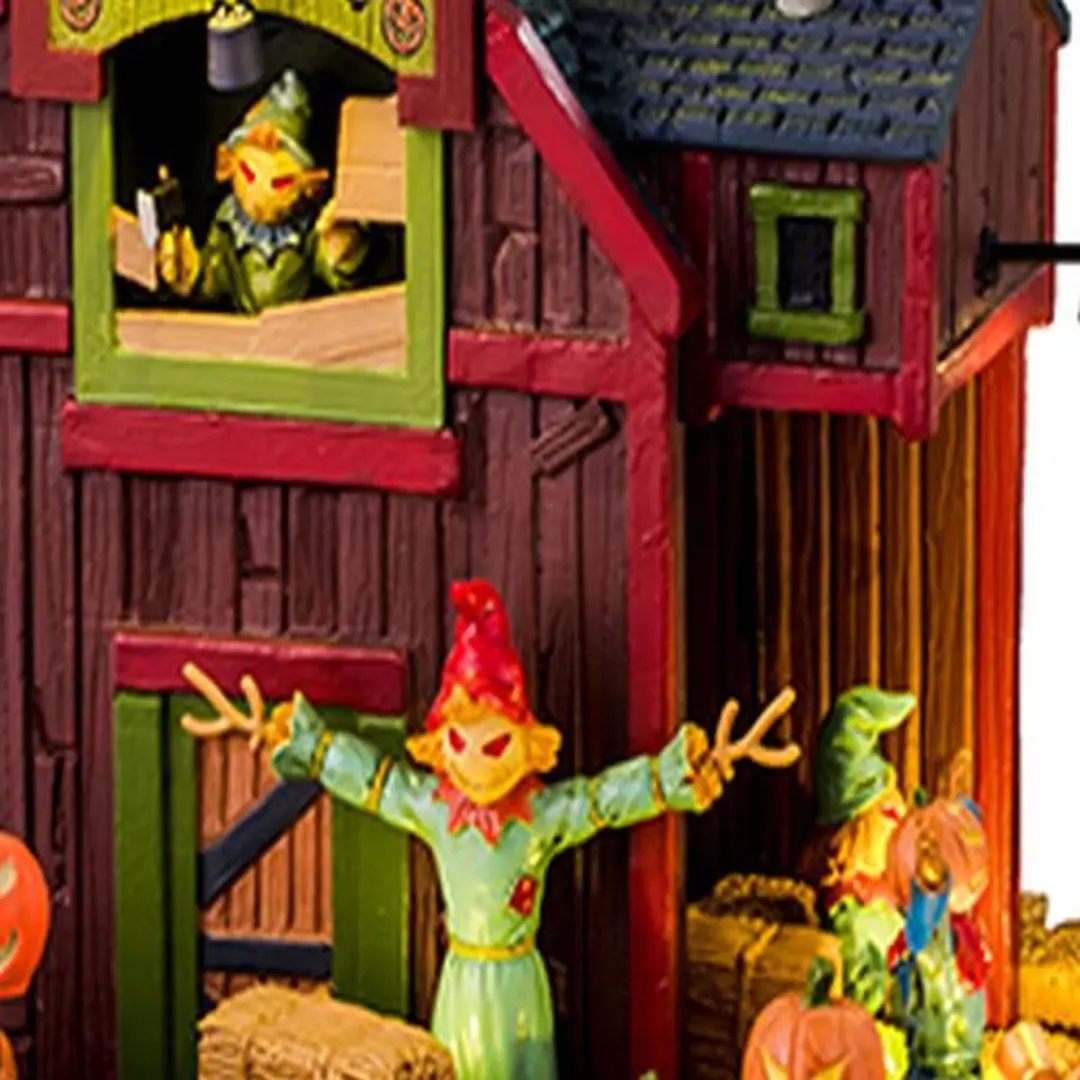 Lemax Spooky Town A-Maze-Ing Pumpkin Patch Bewegend Huisje - afbeelding 2 van 4