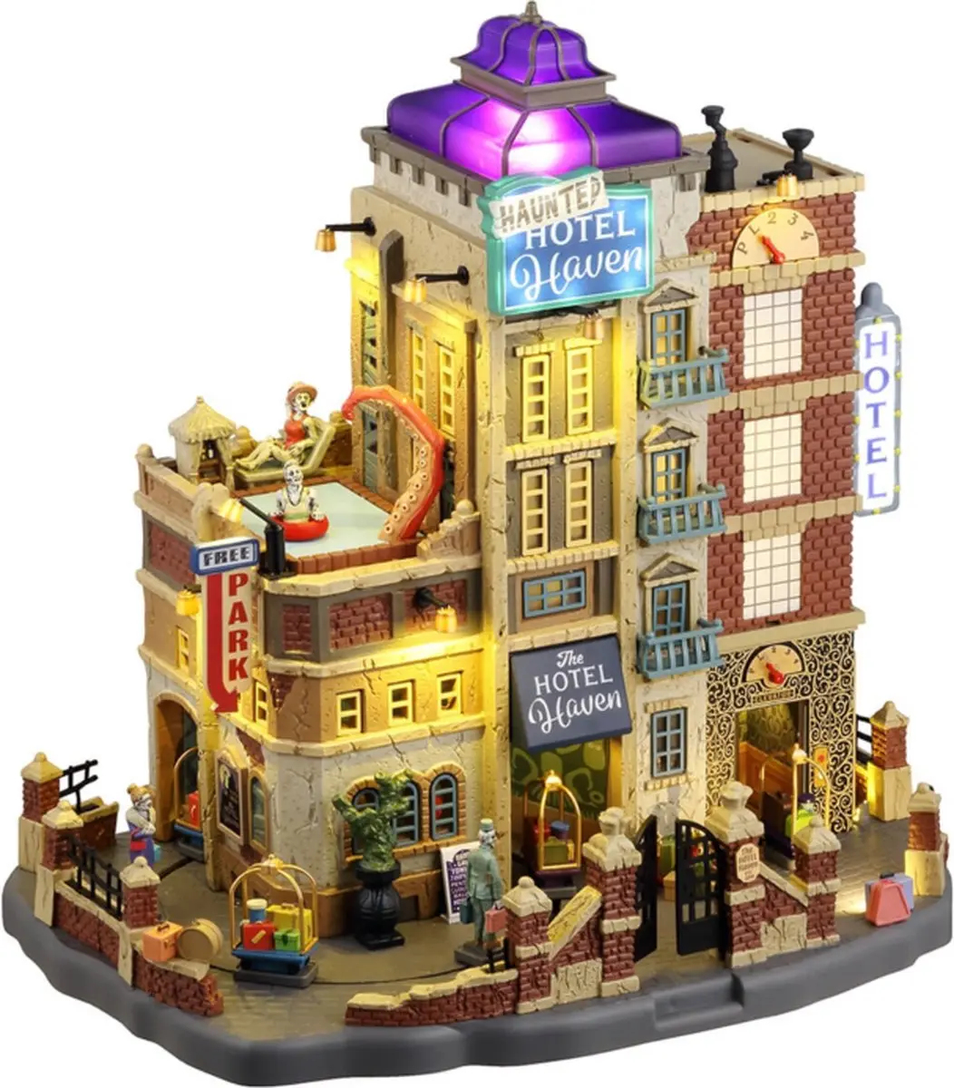 Lemax Spooky Town Haunted Hotel Haven