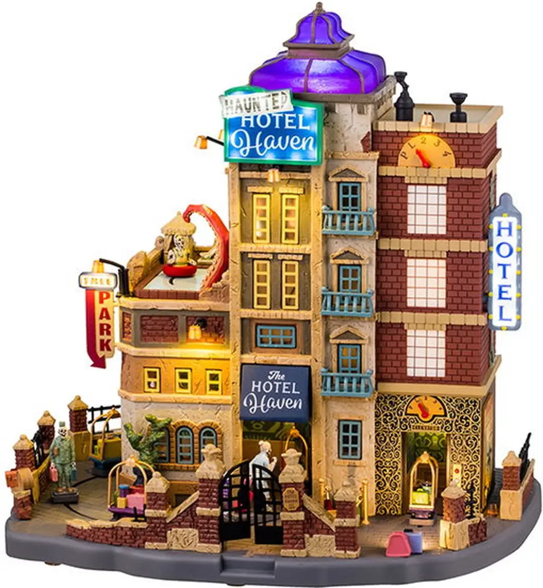 Lemax Spooky Town Haunted Hotel Haven