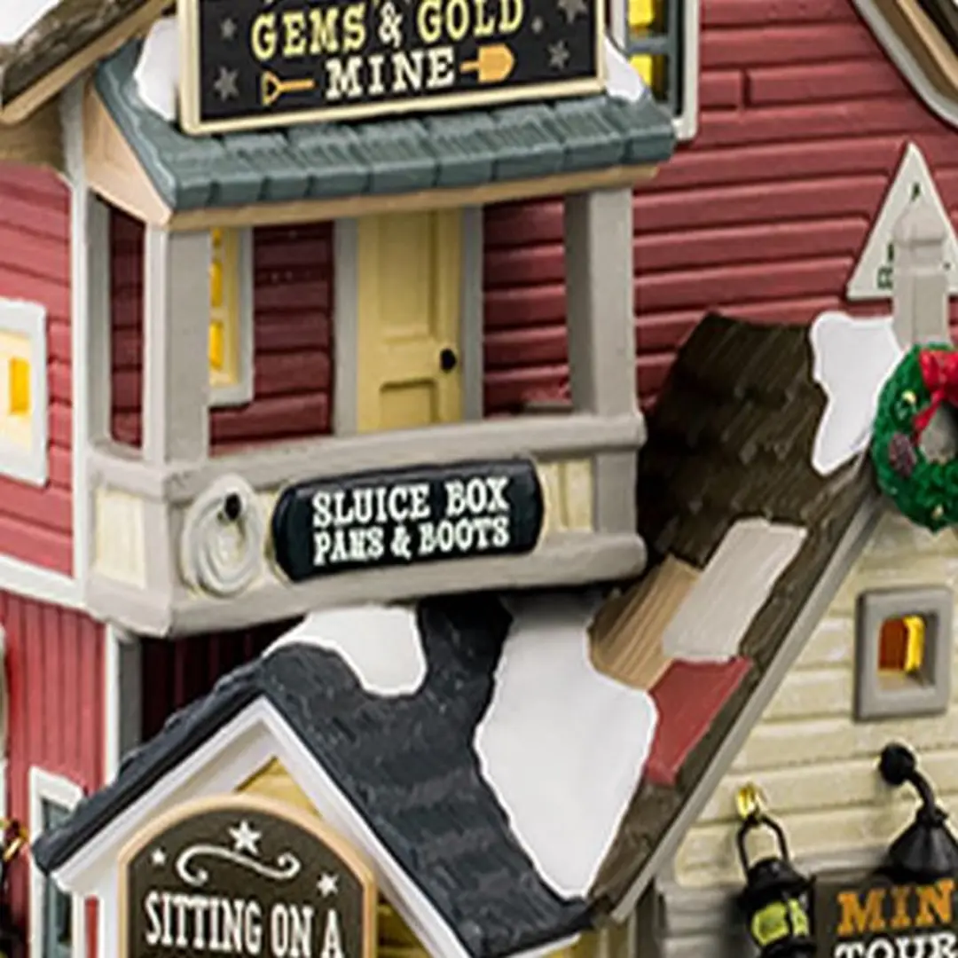 Lemax Lazy Gorge Gems & Gold Mine - 1 Stuks - Multicolor