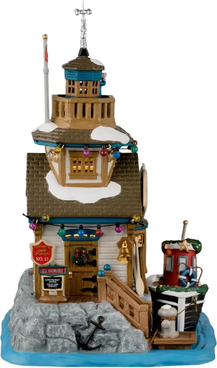 Lemax Northstar Cape Harbor Master House - Kersthuisje - afbeelding 4 van 4