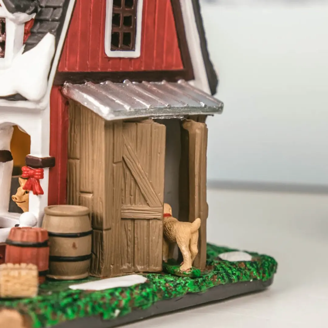 Lemax Red Barn Veterinary Hospital - 1 Stuks - Mehrfarbig - afbeelding 6 van 6