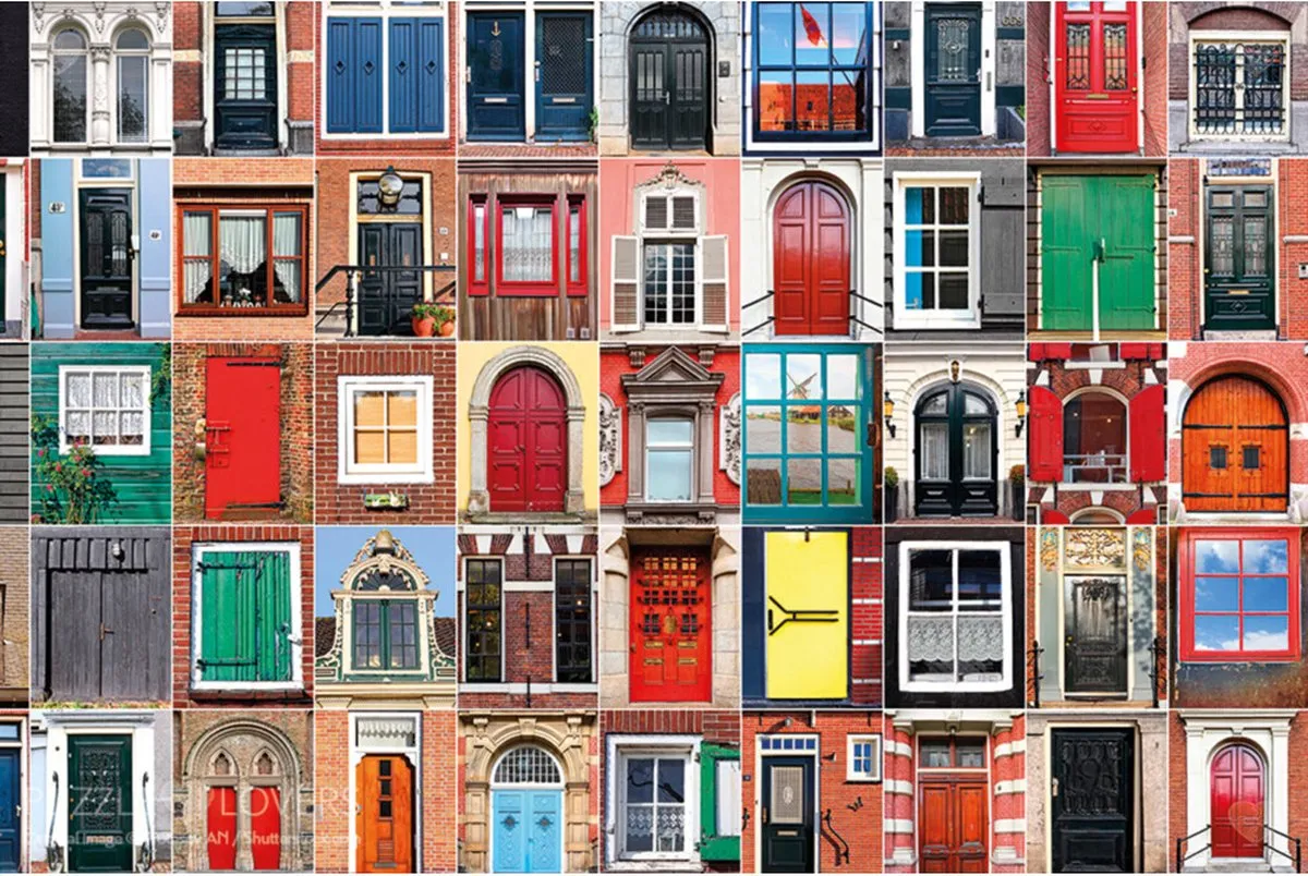 Tactic Dutch Windows and Doors Puzzel 1000 Stuks - MPN 58264