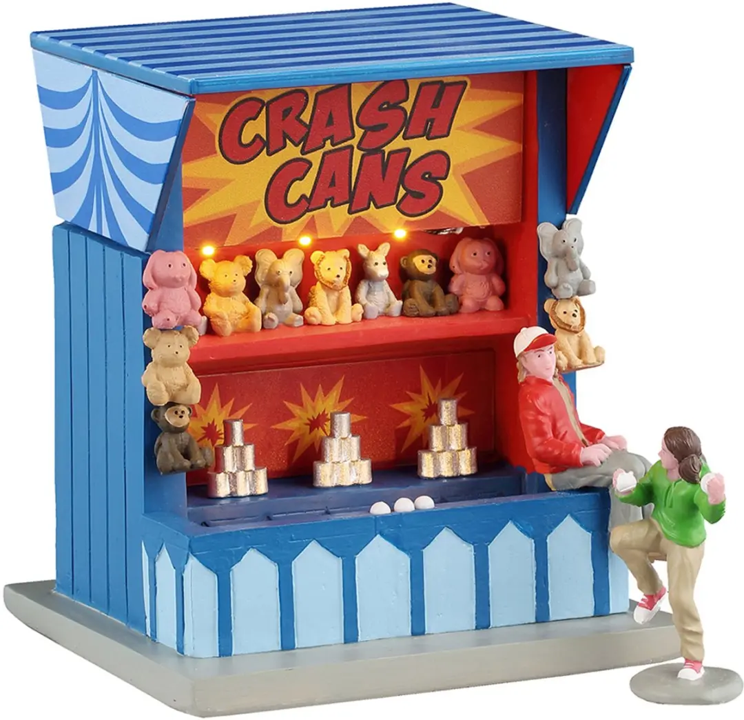 Lemax Crash Cans Game - Set van 2 - Meerkleurig