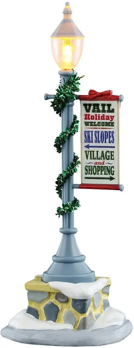 Lemax Vail Lamp Post - 1 Stuks - Meerkleurig