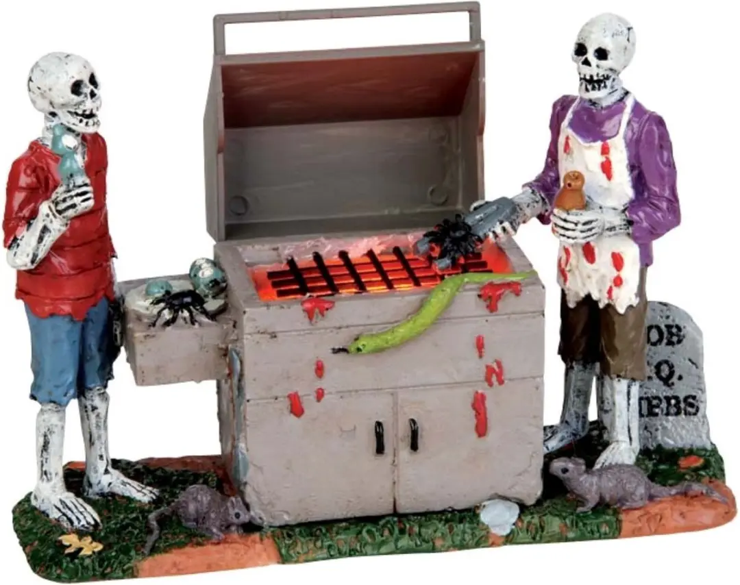 Lemax Spooky Town Gory Grillin