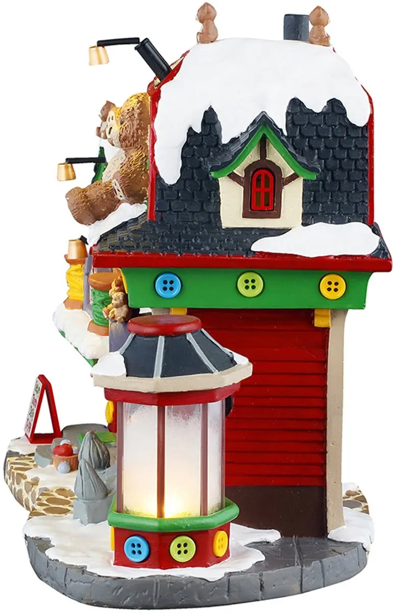 Lemax Teddy Bear Factory Caddington Village 2025 - Multicolor