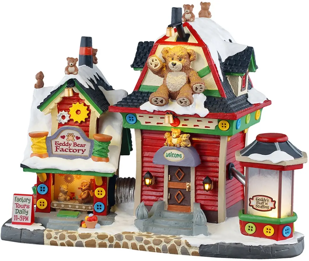 Lemax Teddy Bear Factory Caddington Village 2025