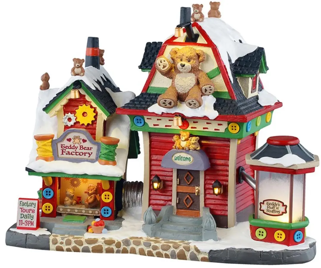 Lemax Teddy Bear Factory Caddington Village 2025 - Multicolor