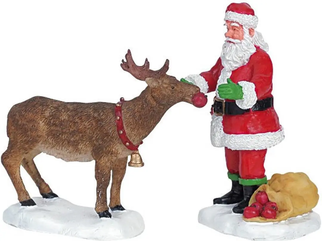 Lemax Reindeer Treats Kersthuisjes & Kerstdorpen - 2 Stuks - Neutraal