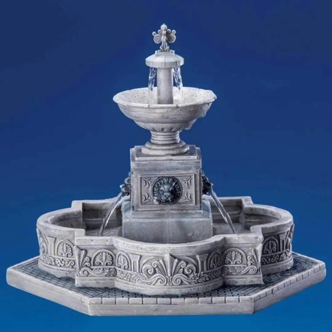 Lemax Modular Plaza-Fountain - Meerkleurig