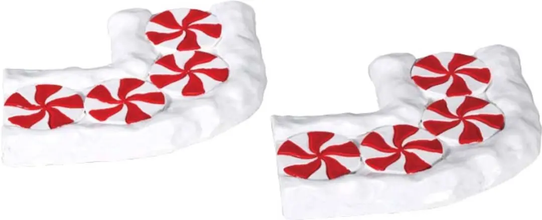 Lemax Candy Cane Lane Gebogen Kersthuisjes