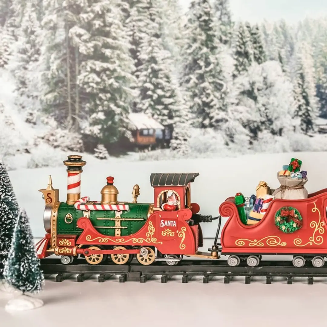 Lemax North Pole Railway Verlichte Trein - Batterij